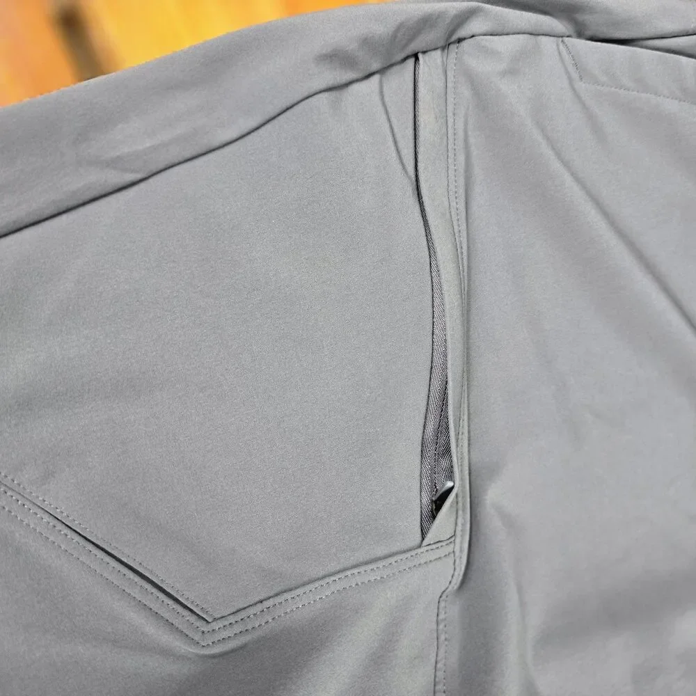 Under Armour Storm Cargo Pants Men 40x31 Gray Zip Pocket Hiking Active
